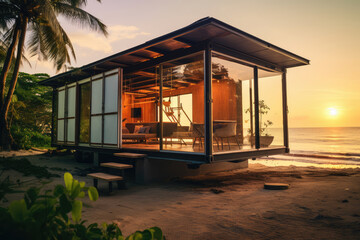 Serene Sunset Retreat at Beachside Bungalow