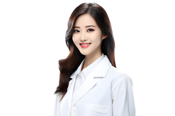 Young korean female doctor
