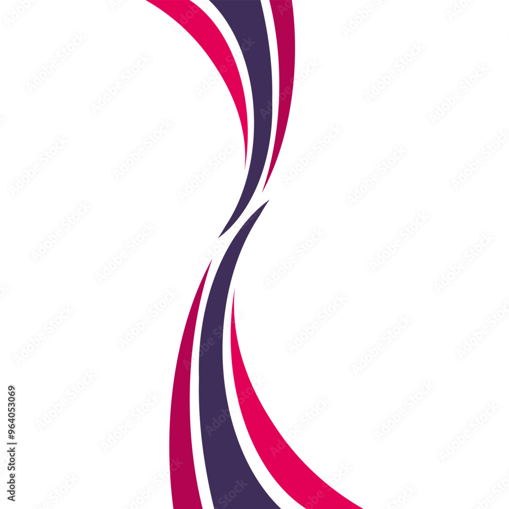 Poster Abstract Wavy Border Decoration