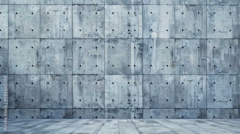 Poster background image of a concrete exterior wall texture.