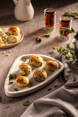 Homemade Green Zaatar Buns 