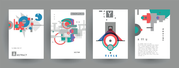 Modern abstract covers set, Modern colorful wave liquid flow poster. Cool gradient shapes composition, vector covers design.	