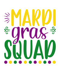 Fototapeta premium mardi gras svg cut files
