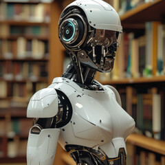 Fototapeta premium robot on the wall