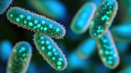 Probiotics Bacteria . Biology, Science Microscopic medicine