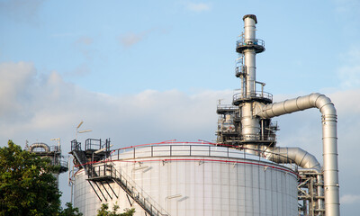 Oil and Gas Industrial zone,The equipment of oil refining,Close-up of industrial pipelines of an oil-refinery plant,Detail of oil pipeline with valves in large oil refinery.