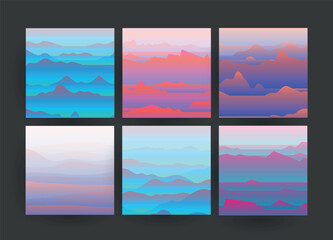 Liquid color background design. Futuristic design posters