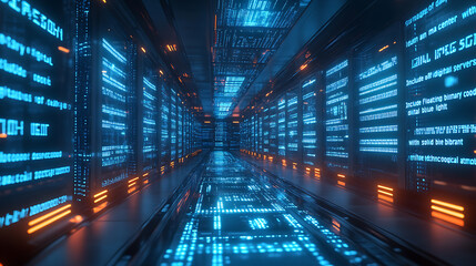 Obraz premium Virtual Data Center