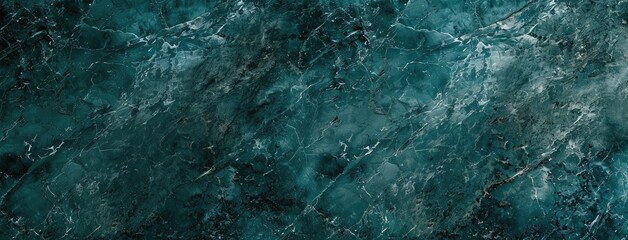Obraz premium Elegant Teal Marble Stone Texture Background