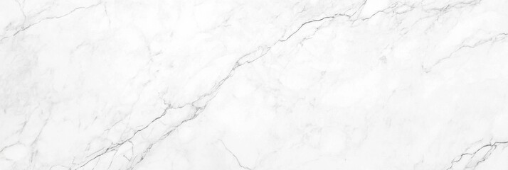 Smooth and shiny white marble stone texture with gray veins, top view. Natural rock surface in gray color, ideal for product presentation or wall banner design.