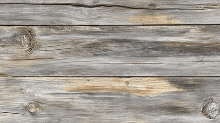 Obraz premium Close-up of weathered wooden planks with rustic texture and natural aging, Ai Generation