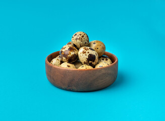 Quail Eggs, Diet Egg, Healthy Breakfast, Natural Organic Nutrition, Salad Ingredient Spotted Quail Egg