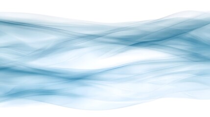 Fototapeta premium Abstract Blue Swirling Background with White Space