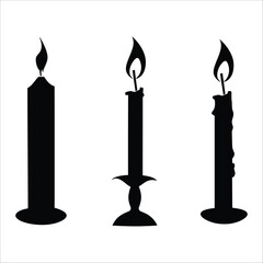 Candle Silhouette Bundle