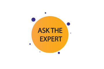 Printbutton web template,ask the expert,bubble, banner label

