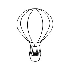 Obraz premium illustration of a hot air balloon