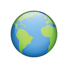 Globe earth icon. Vector illustration