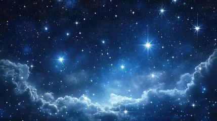 Night sky filled with twinkling stars