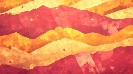 Abstract Watercolor Background   Orange and Red Hues with Textured Effect