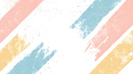 Fototapeta premium Abstract Background with Pastel Diagonal Stripes and White Noise Texture