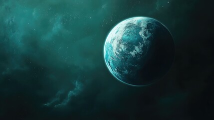 Fototapeta premium Cosmic waves undulating through interstellar space