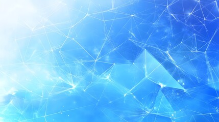 Abstract Blue Network Background