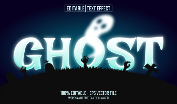 ghost editable text effect