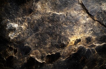 An hyper-realistic texture of dark brown granite with small white and grey specks