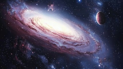 Cosmic waves undulating through interstellar space nebula fantasy galaxy astronomy cosmos dark sience supernova infinity