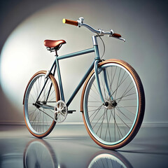 cool bicycle in studio