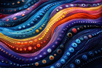 abstract background in colors and patterns for National Curry Week