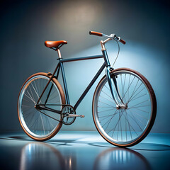 cool bicycle in studio