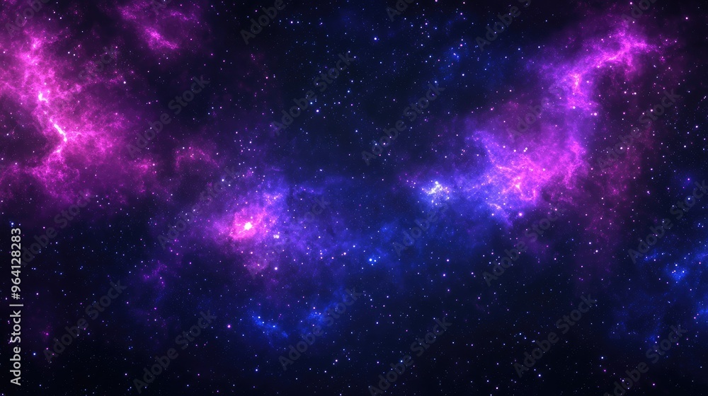 Wall mural nebula space galacy ethereal with vibrant colors and swirling patterns universe