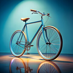 cool bicycle in studio