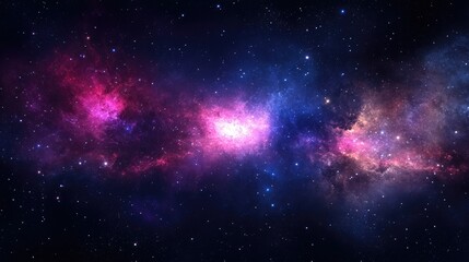 Obraz premium Nebula Space galacy Ethereal with vibrant colors and swirling patterns universe