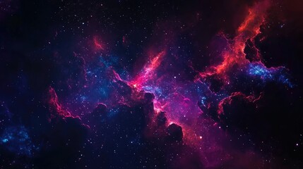 Nebula Space galacy Ethereal with vibrant colors and swirling patterns universe