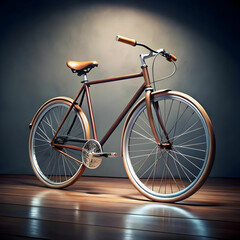 cool bicycle in studio