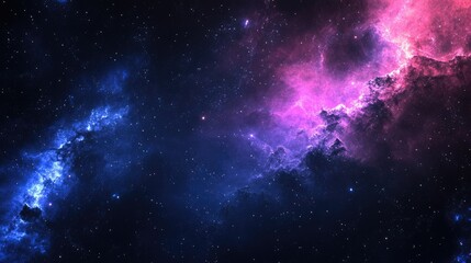 Naklejka premium Nebula Space galacy Ethereal with vibrant colors and swirling patterns universe