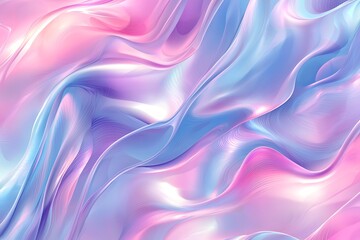 A Dreamy Blend of Soft Pastels: Elegant Waves of Pink and Blue