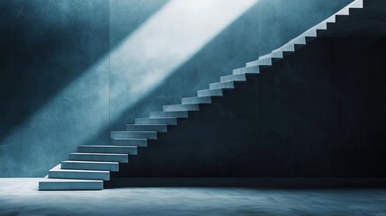 Fototapeta premium Business element stylish stairs, sophisticated design
