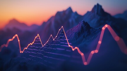Competitors, Soaring line chart, premium Mountains