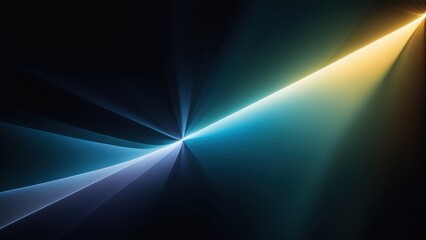 Abstract light rays converging in a dark space, creating a dynamic visual effect.