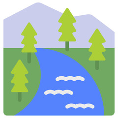 river flat icon