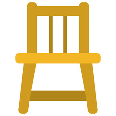 chair flat icon