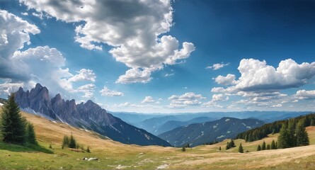 Fototapeta premium Summer mountain landscape
