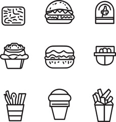 fast food icons