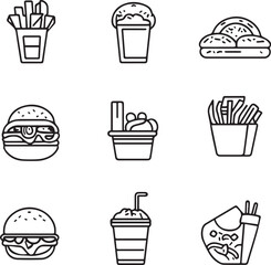 fast food icons