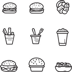 fast food icons