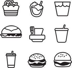 fast food icons