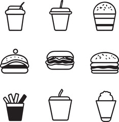 fast food icons